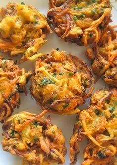 Crisp Indian vegetable fritters