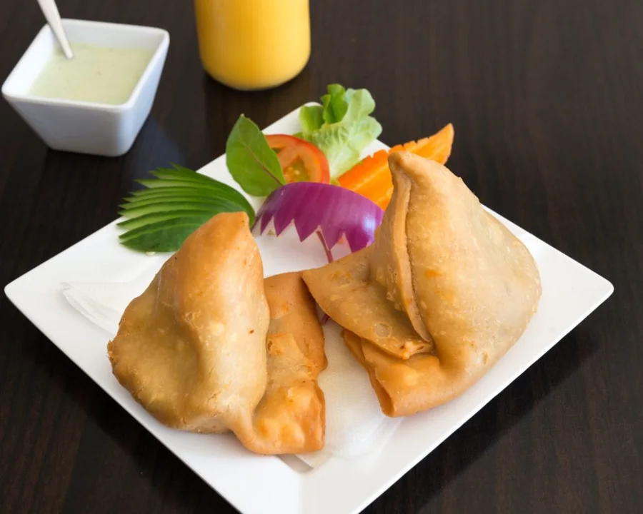 Plated Indian dish
